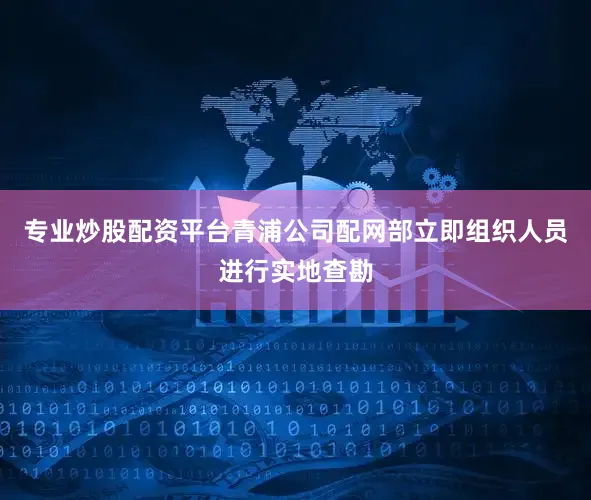 专业炒股配资平台青浦公司配网部立即组织人员进行实地查勘